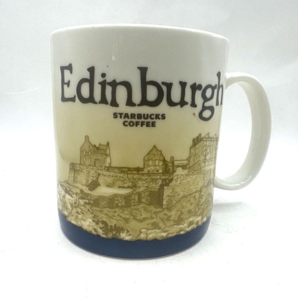 Never Used 2012 Starbucks Coffee Edinburgh Scotland Collector Series Mug 16 oz